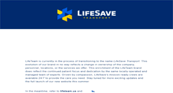 Desktop Screenshot of lifesave.com