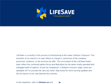 Tablet Screenshot of lifesave.com